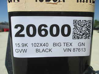 2027 Big Tex 102x40  Gooseneck 14GN-40D5A-MRBK