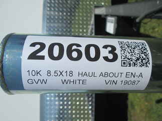2027 Haul-About 8.5x18  Enclosed Car Hauler LPD8518TA3