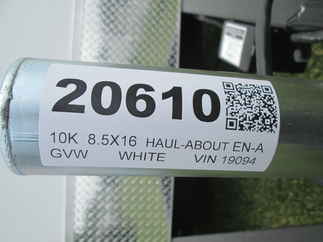 2027 Haul-About 8.5x16  Enclosed Car Hauler LPD8516TA3