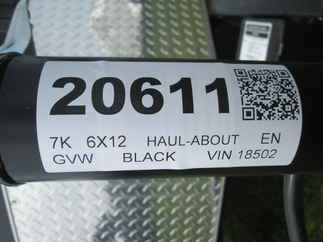 2026 Haul-About 6x12  Enclosed Cargo CGR612TA2