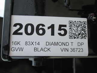 2026 Diamond T 83x14  Dump 8314DMP160