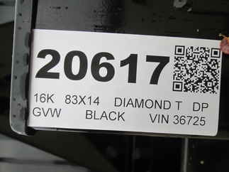 2026 Diamond T 83x14  Dump 8314DMP160-48
