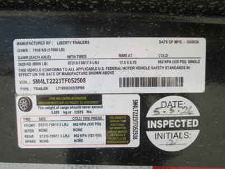 2026 Liberty 83x22  Equipment Tilt LT16K83X22SPB8WF