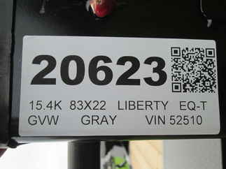 2026 Liberty 83x22  Equipment Tilt LT14K83X22SPB8WF