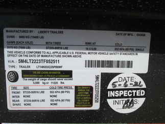2026 Liberty 83x22  Equipment Tilt LT14K83X22SPB8WF