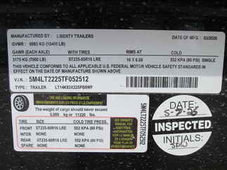 2026 Liberty 83x22  Equipment Tilt LT14K83X22SPB8WF