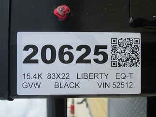 2026 Liberty 83x22  Equipment Tilt LT14K83X22SPB8WF