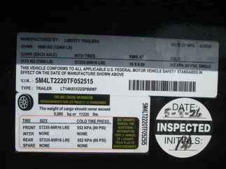 2026 Liberty 83x22  Equipment Tilt LT14K83X22SPB8WF