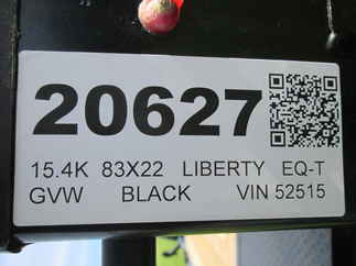 2026 Liberty 83x22  Equipment Tilt LT14K83X22SPB8WF