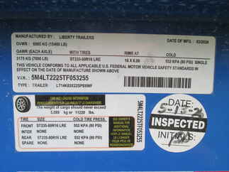 2026 Liberty 83x22  Equipment Tilt LT14K83X22SPB8WF