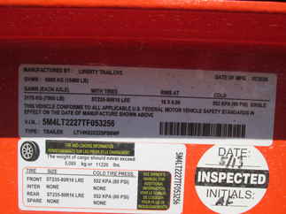 2026 Liberty 83x22  Equipment Tilt LT14K83X22SPB8WF