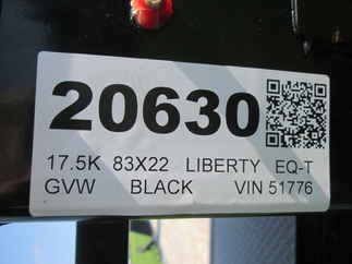 2026 Liberty 83x22  Equipment Tilt LT16K83X22SPB8WF