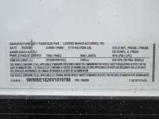 2027 Legend 7.5x16  Enclosed Cargo 7.5X18TVTA35