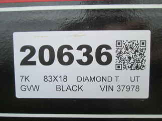 2026 Diamond T 83x18  Utility 8318SUCHATV