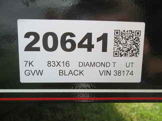 2026 Diamond T 83x16  Utility 8316SUCH