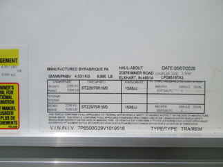 2027 Haul-About 8.5x16  Enclosed Car Hauler LPD8516TA3