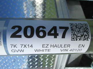 2026 EZ Hauler 7x14  Enclosed Cargo EZEC7X14-IF