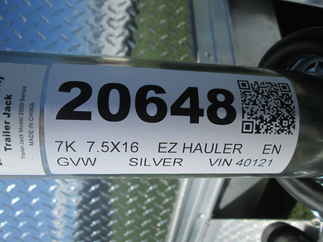 2026 EZ Hauler 7.5x16  Enclosed Cargo EZEC7.5X16-IF