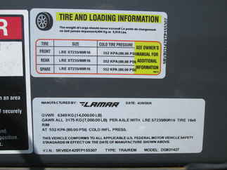 2026 Lamar 83x14  Dump DG831427
