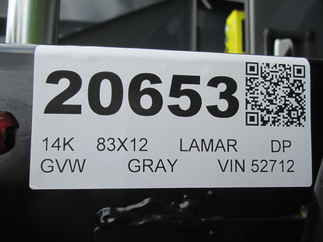 2026 Lamar 83x12  Dump DL831227
