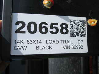 2026 Load Trail 83x14  Dump DL8314072