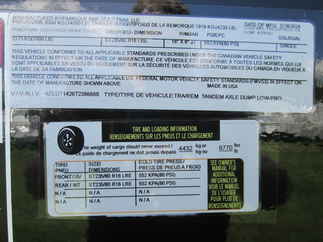 2026 Load Trail 83x14  Dump DL8314072