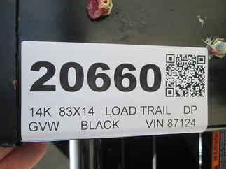 2026 Load Trail 83x14  Dump DL8314072