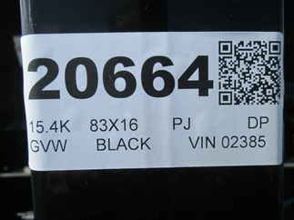 2026 PJ Trailer 83x16 DM Dump DMJ1672BSSK
