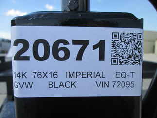 2026 Imperial 78x16  Equipment Tilt LB-14-16
