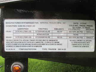 2026 Imperial 81x20  Equipment Tilt SW-14-20