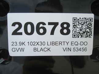 2026 Liberty 102x30  Equipment Deckover LF22K102X25+5B12BPPF PINTLE