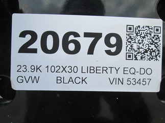 2026 Liberty 102x30  Equipment Deckover LF22K102X25+5B12BPPF PINTLE