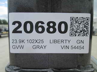 2026 Liberty 102x25  Gooseneck LF22K102X20+5B12GNPF