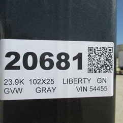 2026 Liberty 102x25  Gooseneck LF22K102X20+5B12GNPF