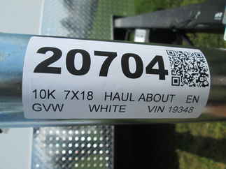 2027 Haul-About 7x18  Enclosed Cargo LPD718TA3