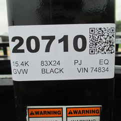 2027 PJ Trailer 83x24 EV Equipment EVJ2472BSAK