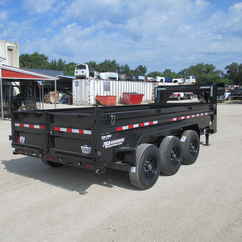 2026 PJ Trailer 83x16 DL Gooseneck Dump DLR1673BSSK