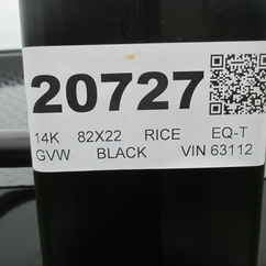 2026 Rice 82x22  Equipment Tilt PTH22