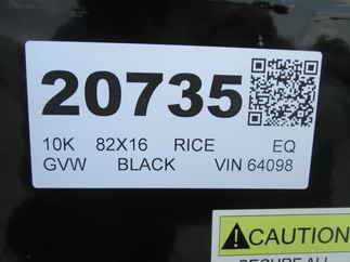 2026 Rice 82x16  Equipment FMEHR8216