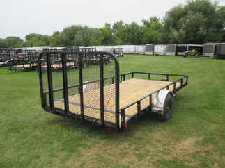 2027 PJ Trailer 83x14 U8 Single Axle Utility U821431DSBK