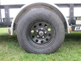 2027 PJ Trailer 83x14 U8 Single Axle Utility U821431DSBK