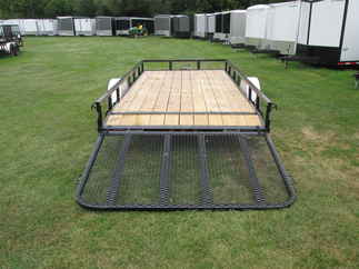 2027 PJ Trailer 83x14 U8 Single Axle Utility U821431DSBK