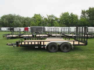 2027 PJ Trailer 83x16 UL Utility UL21632BSFK-ATVR-SP02