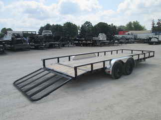 2027 PJ Trailer 83x20 UL Utility UL22032BSBK