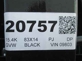 2027 PJ Trailer 83x14 DL Dump DLJ1472BSSK