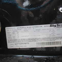 2027 Big Tex 102x25  Equipment Deckover 14PH-20BK+5MR