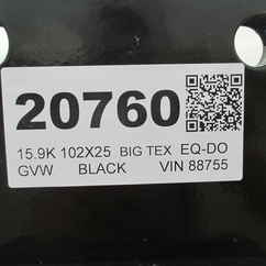 2027 Big Tex 102x25  Equipment Deckover 14PH-20BK+5MR