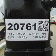 2027 Big Tex 102x35  Gooseneck 22GN-35D5A-MRBK