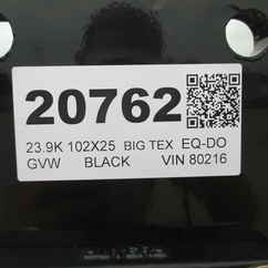 2027 Big Tex 102x25  Equipment Deckover 22PH-20BK+5MR