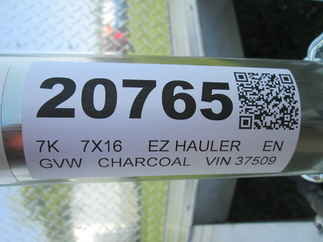 2027 EZ Hauler 7x16  Enclosed Cargo EZEC7X16-XLTP